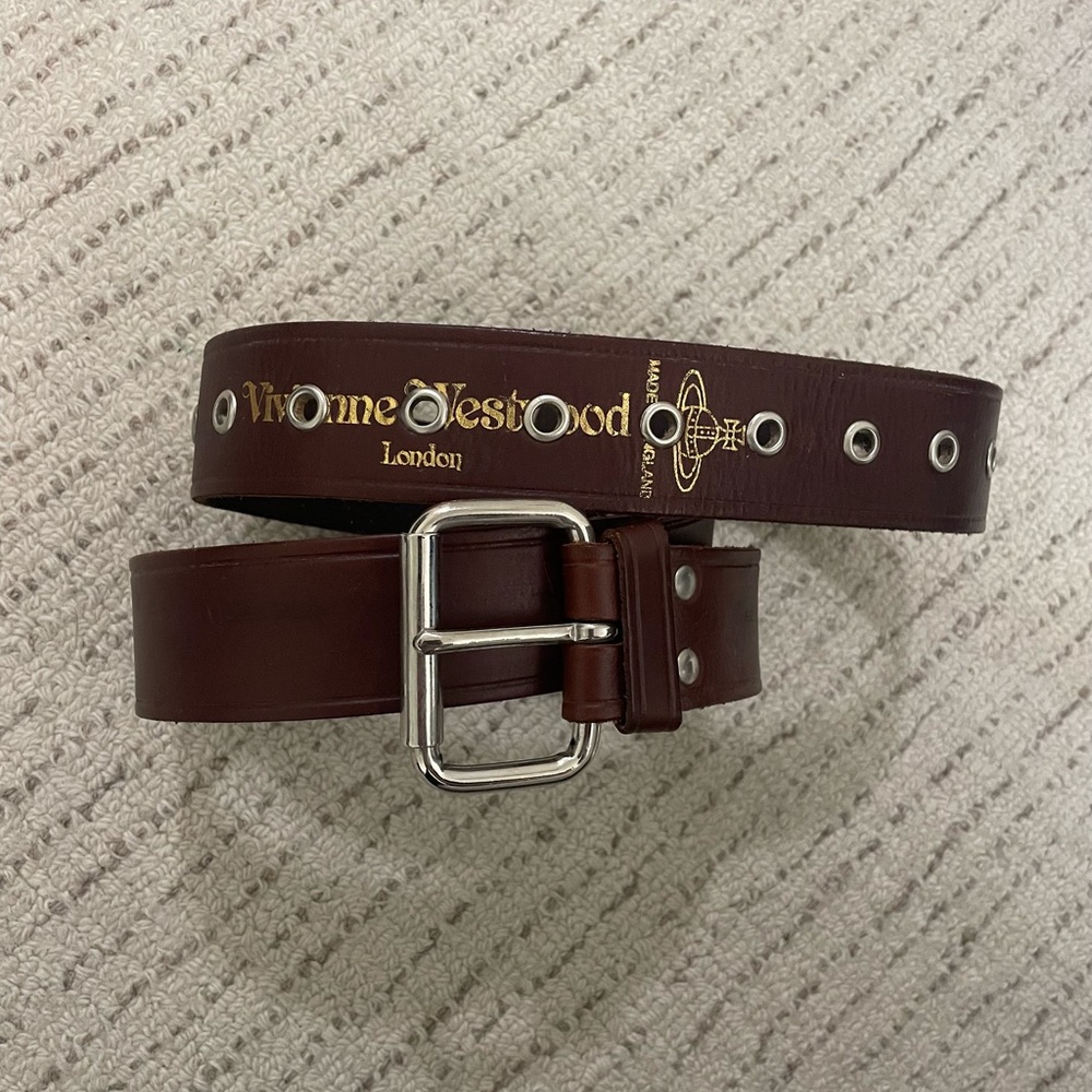 Vivienne Westwood Brown Leather Belt
